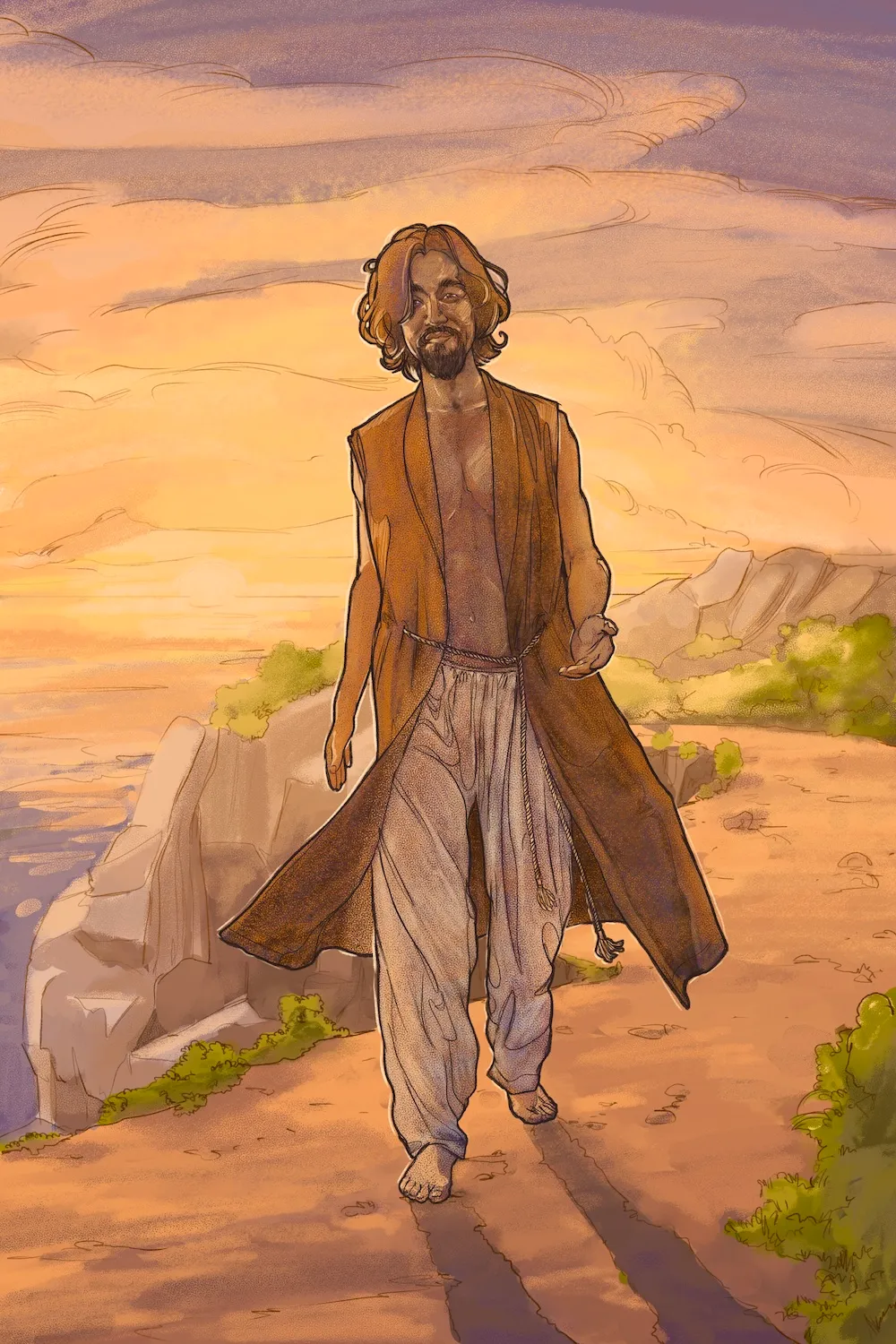 Mitra character illustration