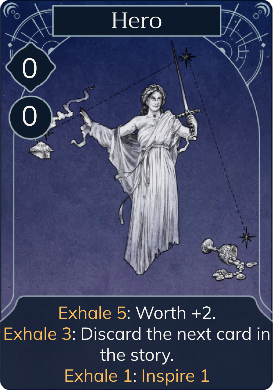 Hero card art