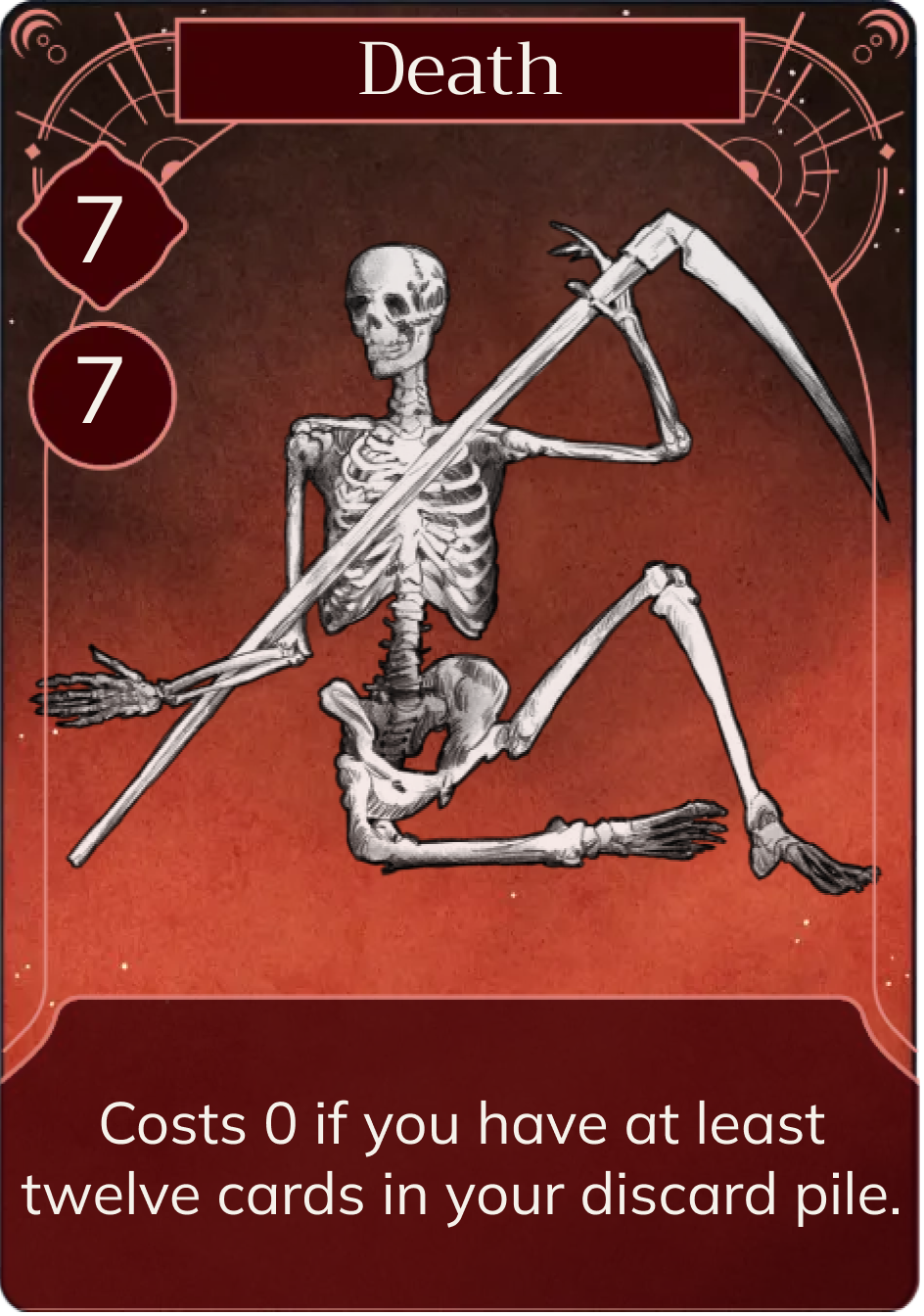 Death card art